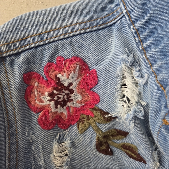 Embroidered Jean Jacket - Picture 7 of 9